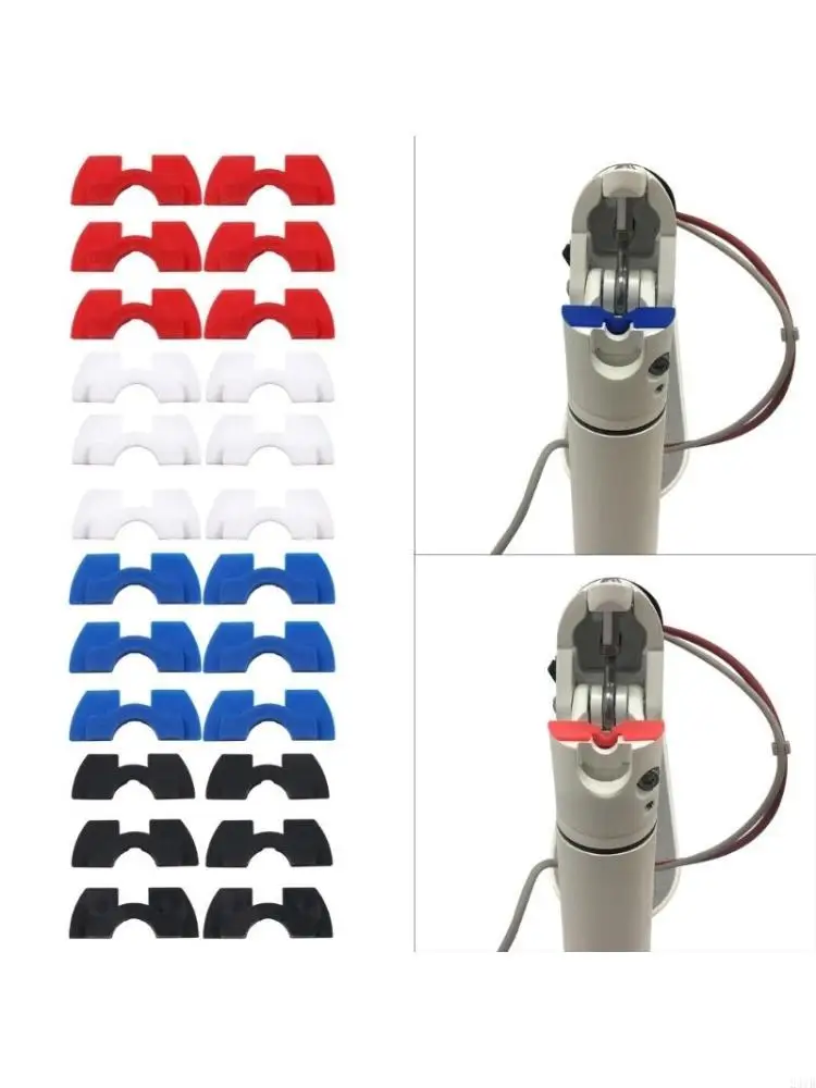 6Pcs Electric Scooter Shake Reducers Front Fork Damping Rubber Pad Replacement Vibration Damper Shakeproof Cushion 