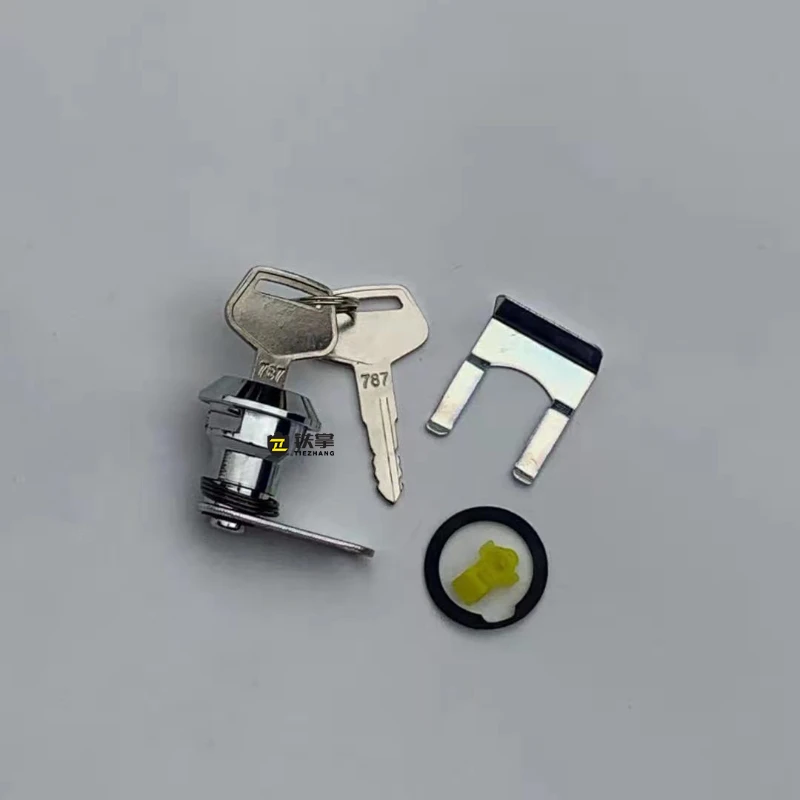 Per Komatsu PC60-7 200-6 120 300-6 gruppo serratura porta cabina escavatore maniglia interna ed esterna accessori per escavatori di alta qualità