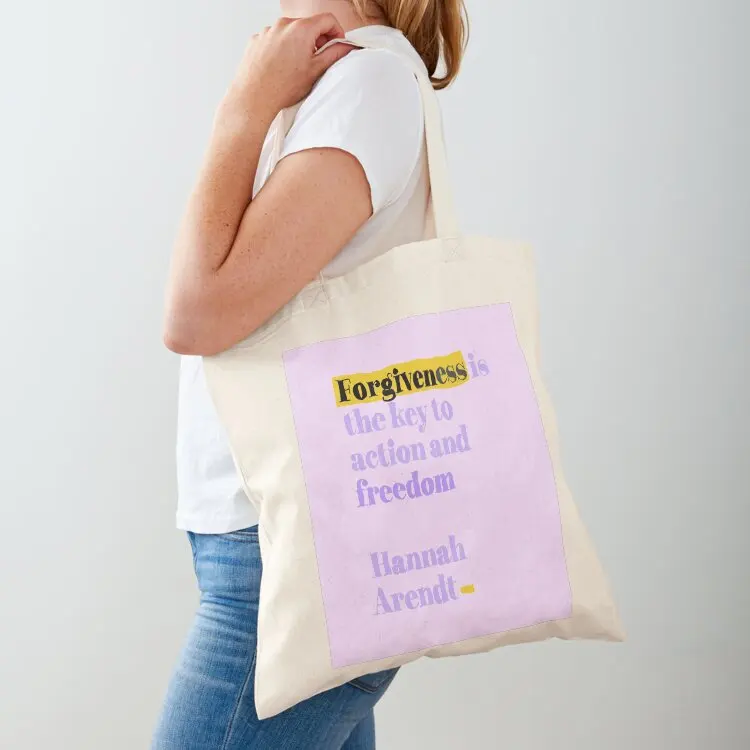 

Hannah Arendt forgiveness quotes Tote Bag Woman shopper bag foldable reusable bag shopper bags for women Canvas