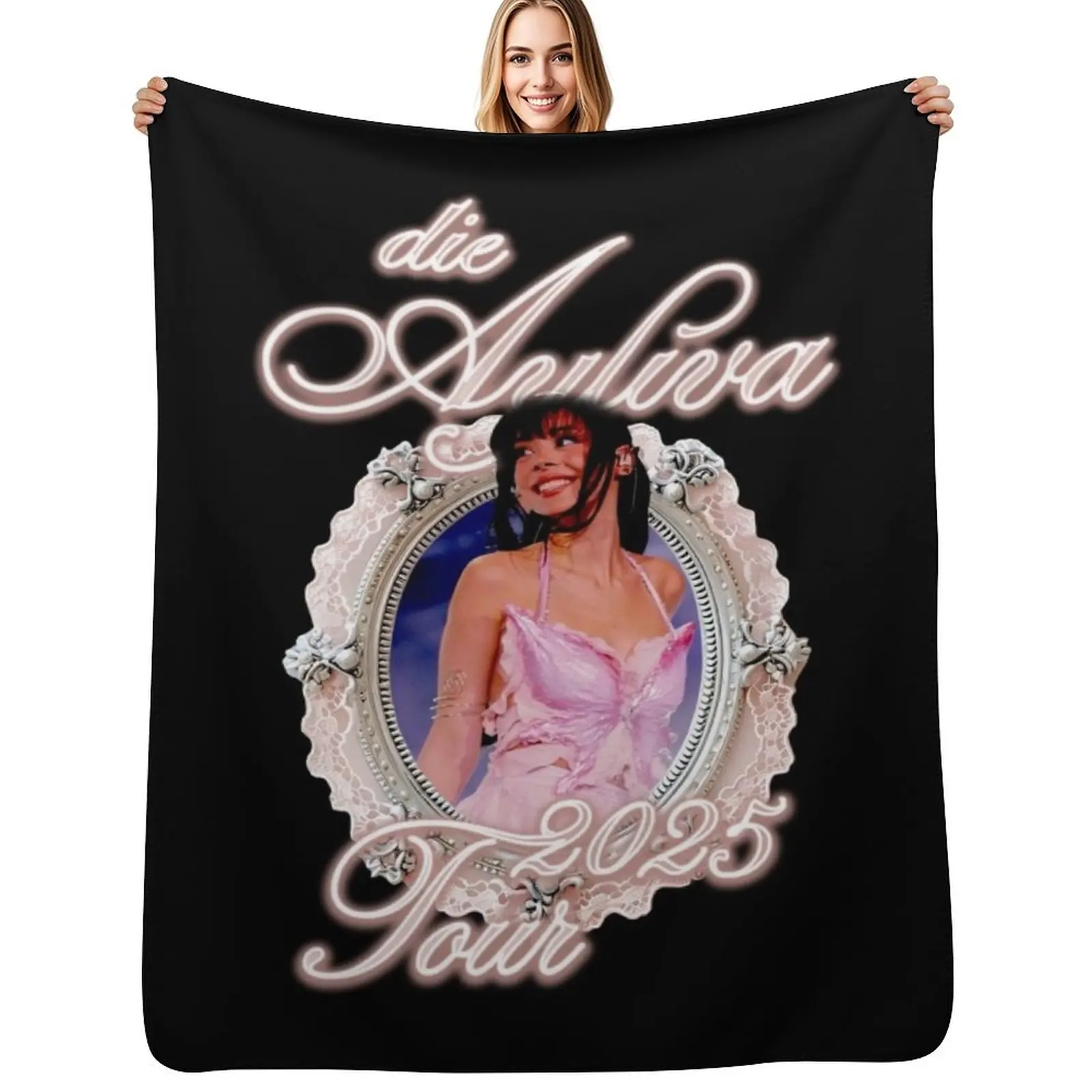 Grunge Style - Die Ayliva Tour 2025 Throw Blanket warm winter decorative Kid'S blankets ands Travel Vintage Blankets