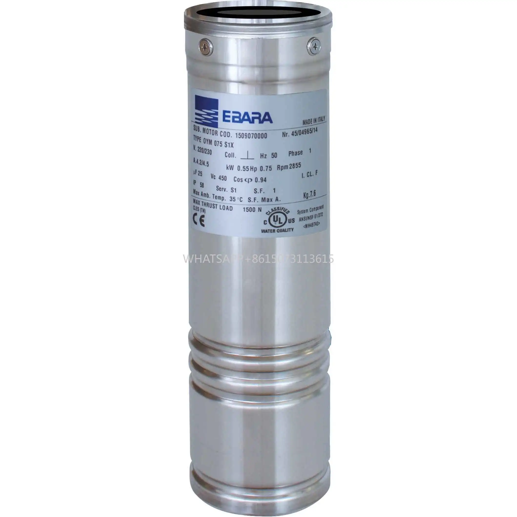 

ПОБЕДИТЕЛЬ 4-дюймовый погружной двигатель для Wells OYM Hp 2,0 кВт 1,5 энергосберегающего оборудования