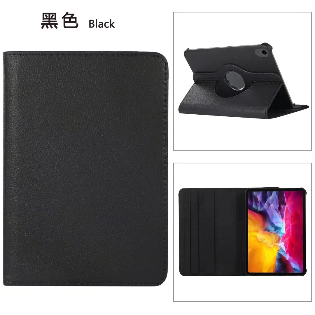360 Rotating Case for iPad Air Pro 11 5 4 A16 11th 10th 10.2 7-8-9th Gen Pro 9.7 2017 2018 Mini A17 Pro 6 Stand Cover PU Leather