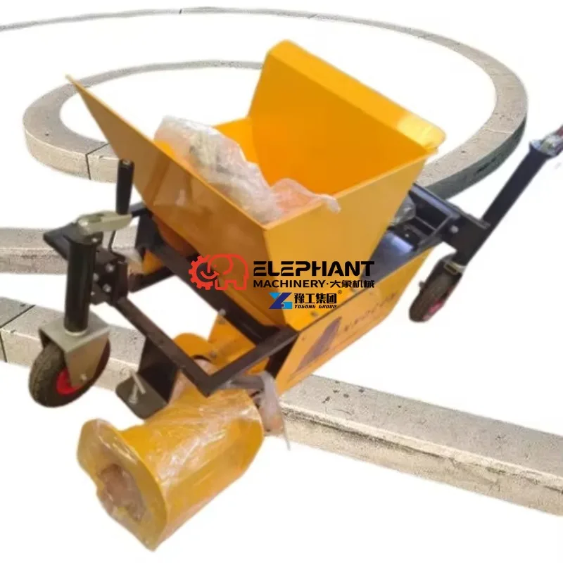 Hot Sale 400mm Small Concrete Road Curb Kerb Making Machine Mini Mobile Curb Forming Construction Equipment