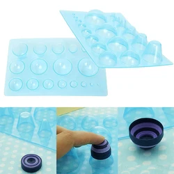 Plastic Paper Quilling Mould Half Ball Domes DIY Papers Craft Scrapbooking Decoration For Kid 13*20cm Artwork Papercraft Tool