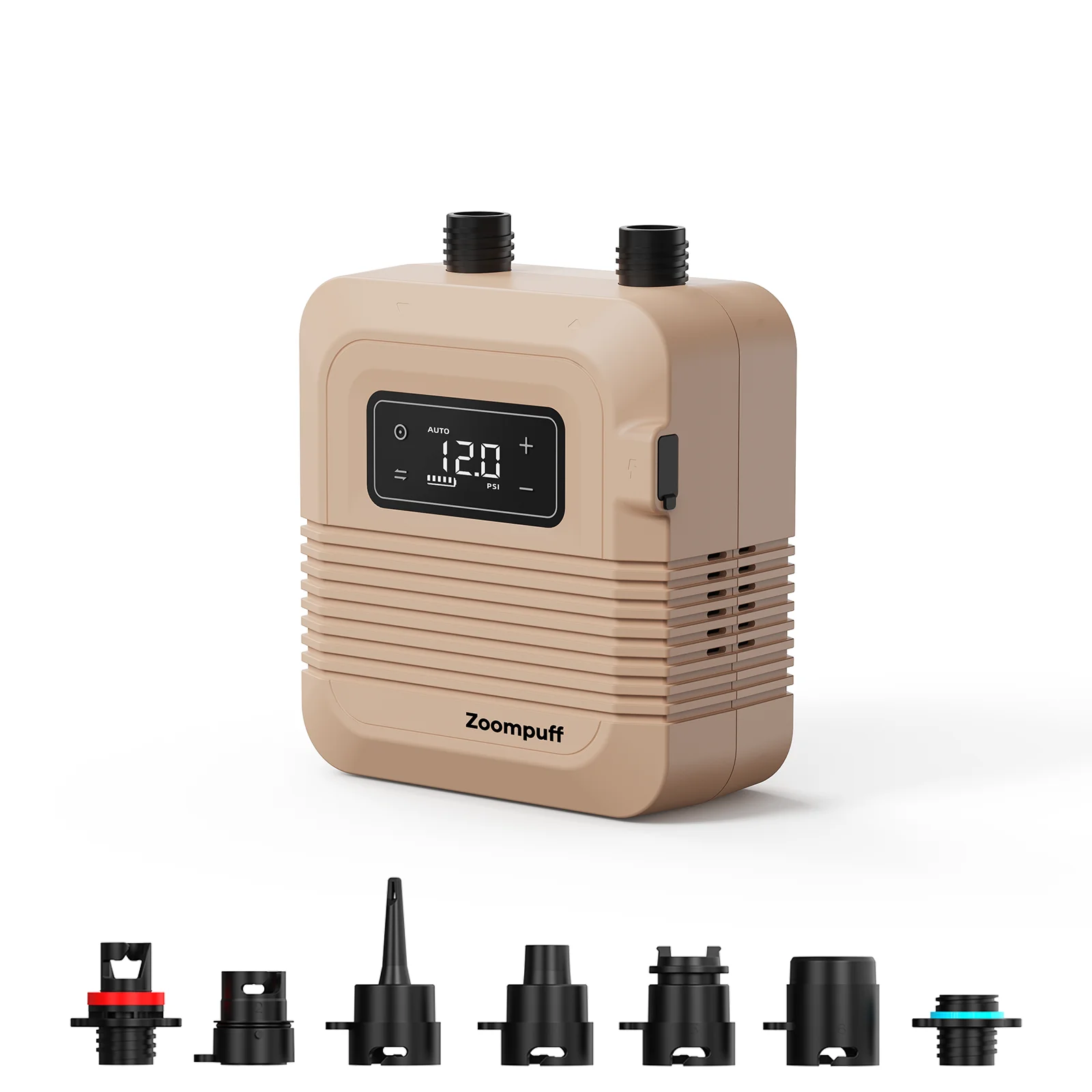Zoompuff D27PRO Elektrische SUP-Luftpumpe mit 38,48Wh Wiederaufladbarem Akku 20PSI Maximaldruck für Zelt PVC-Boot Aufblasbare Matratze
