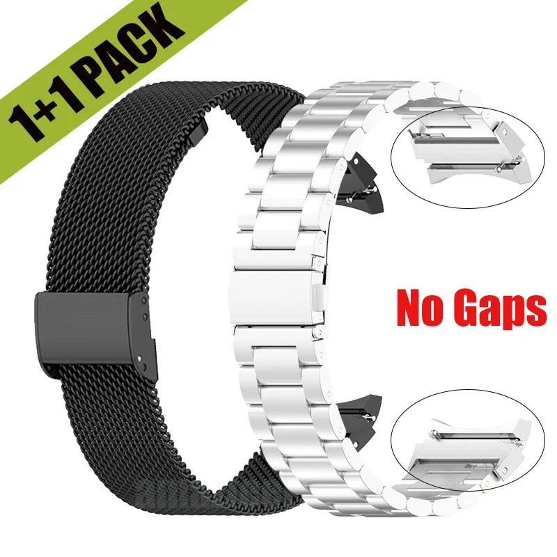 

Для Samsung Galaxy Watch 7/6/5/4 44 мм 40 мм Ремешок Для Galaxy Watch 6 Classic 43 мм 47 мм 46 мм 42 мм Ремешок без зазоров Браслет с изогнутым концом