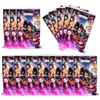 鬼滅之刃氣球生日快樂橫幅Kimetsu No Yaiba派對裝飾杯一次性餐具動漫蛋糕裝飾兒童 8 最佳銷售 鬼滅之刃小隊 - №7