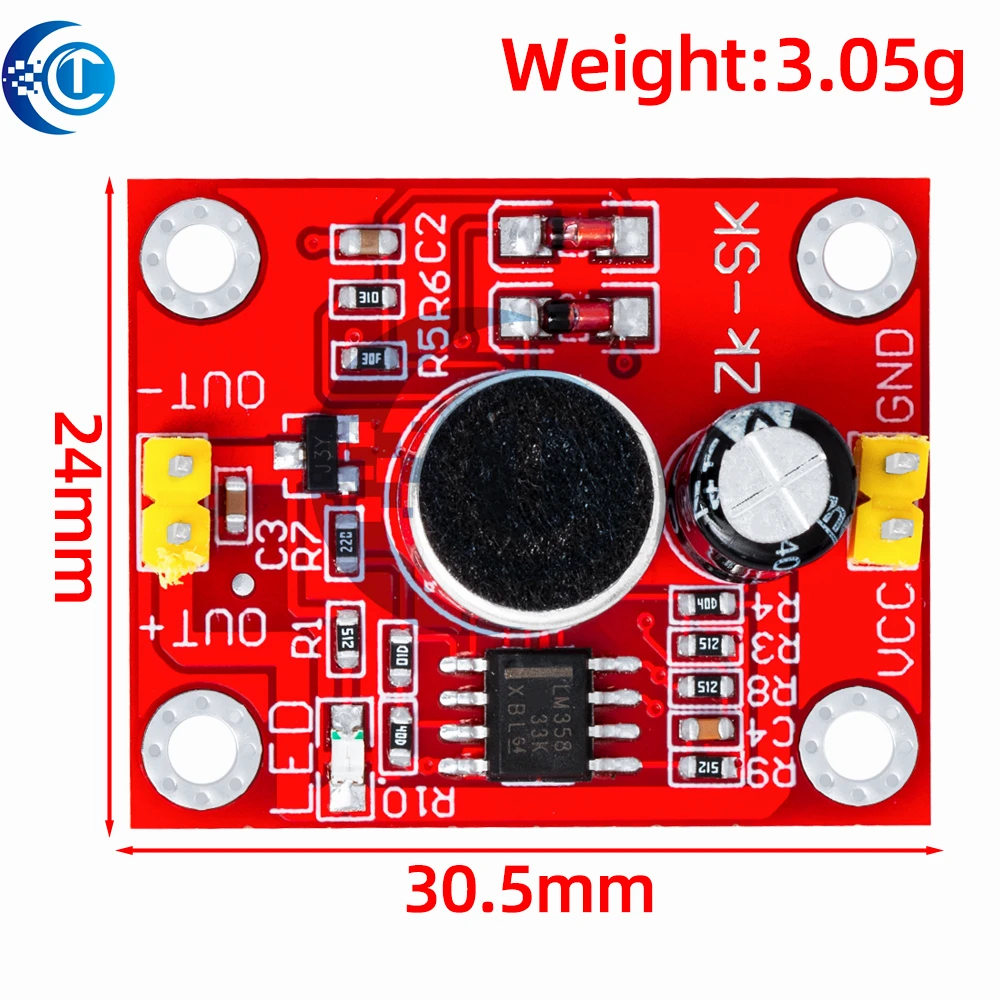Intelligent Sound & Voice Activated Sensor (1 Piece): Auto On/Off Delay Switch Module – DC 3V-9V