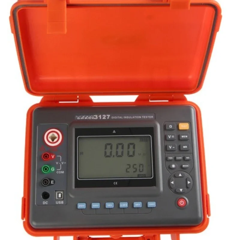 VC3127 High Voltage Insulation Resistance Tester 10,000 Volt 10KV Digital Megaohmmeter Shake Meter