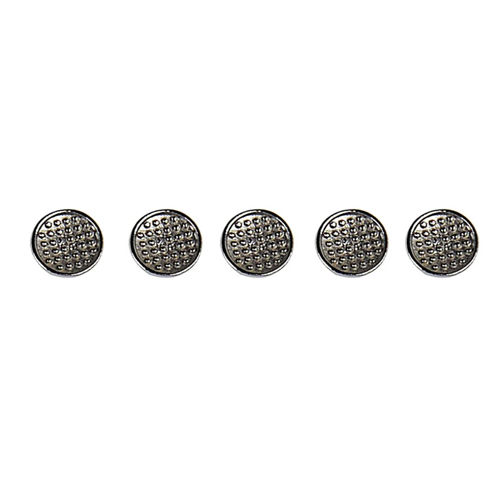 10pcs AZDENT Dental Metal Lingual Buttons Buckle Orthodontic Buttons Bondable Round Base Dentist Material