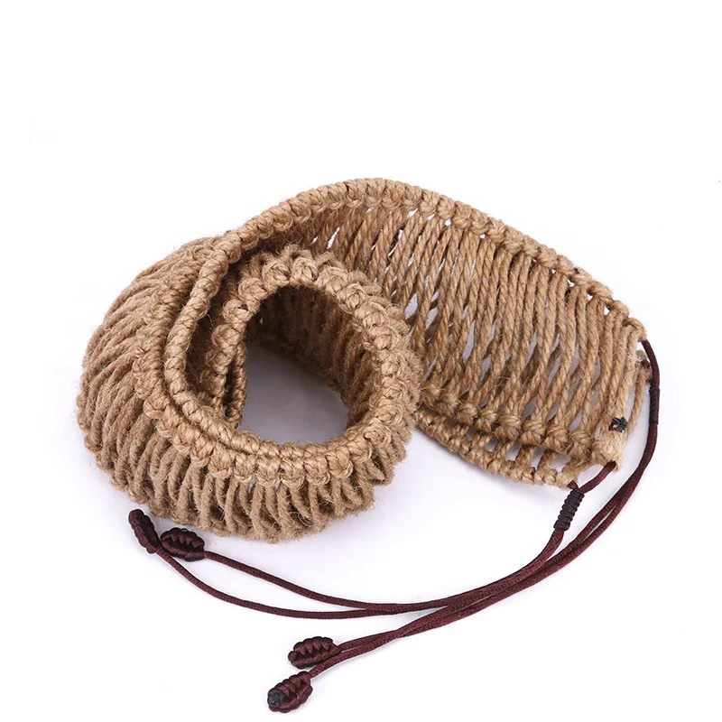 12 Inch Ethereal Drum Rope Accessories Hand Woven Hemp Rope Wrapped Edges Cotton Rope Decorative Edges Drum Hammer Woven Rope