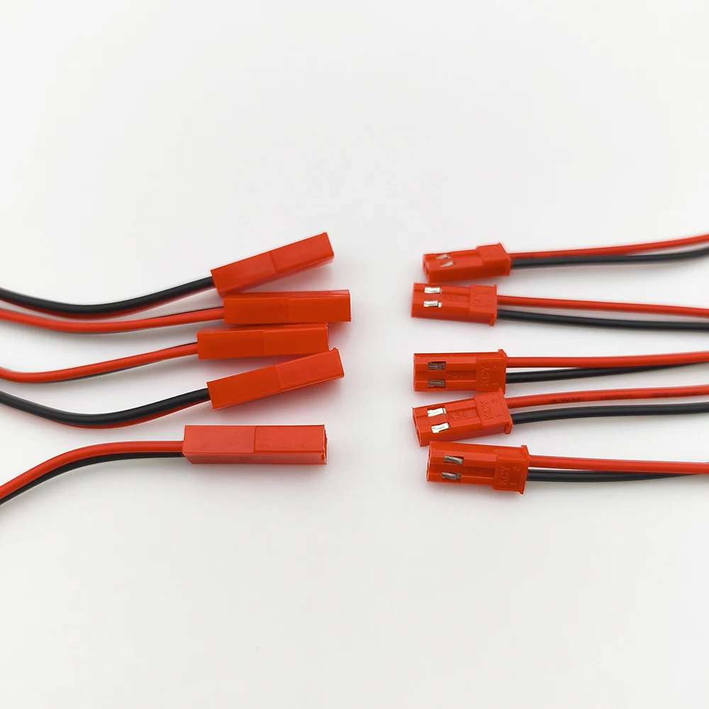 5/10Pairs 100mm 2 Pin JST Plug Cable Male Female Connector For RC Lipo Battery Car Boat Drone Airplane