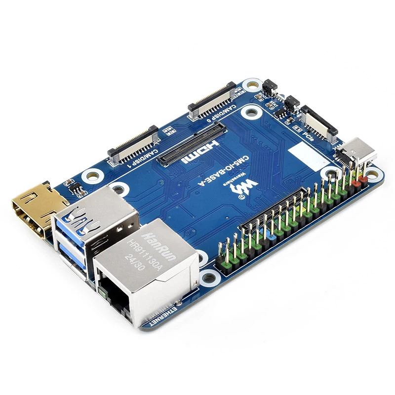 Raspberry Pi CM5 Core Board Expansion Board IO Board Base Board Compute Module 5 Flashing Carrier Board