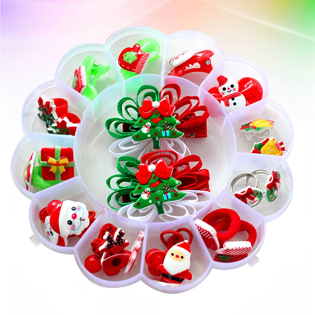 

1 Set Christmas Hair Clips Stylish Kids Hair Accessories Durable Daily Outfit Festivals School Activities