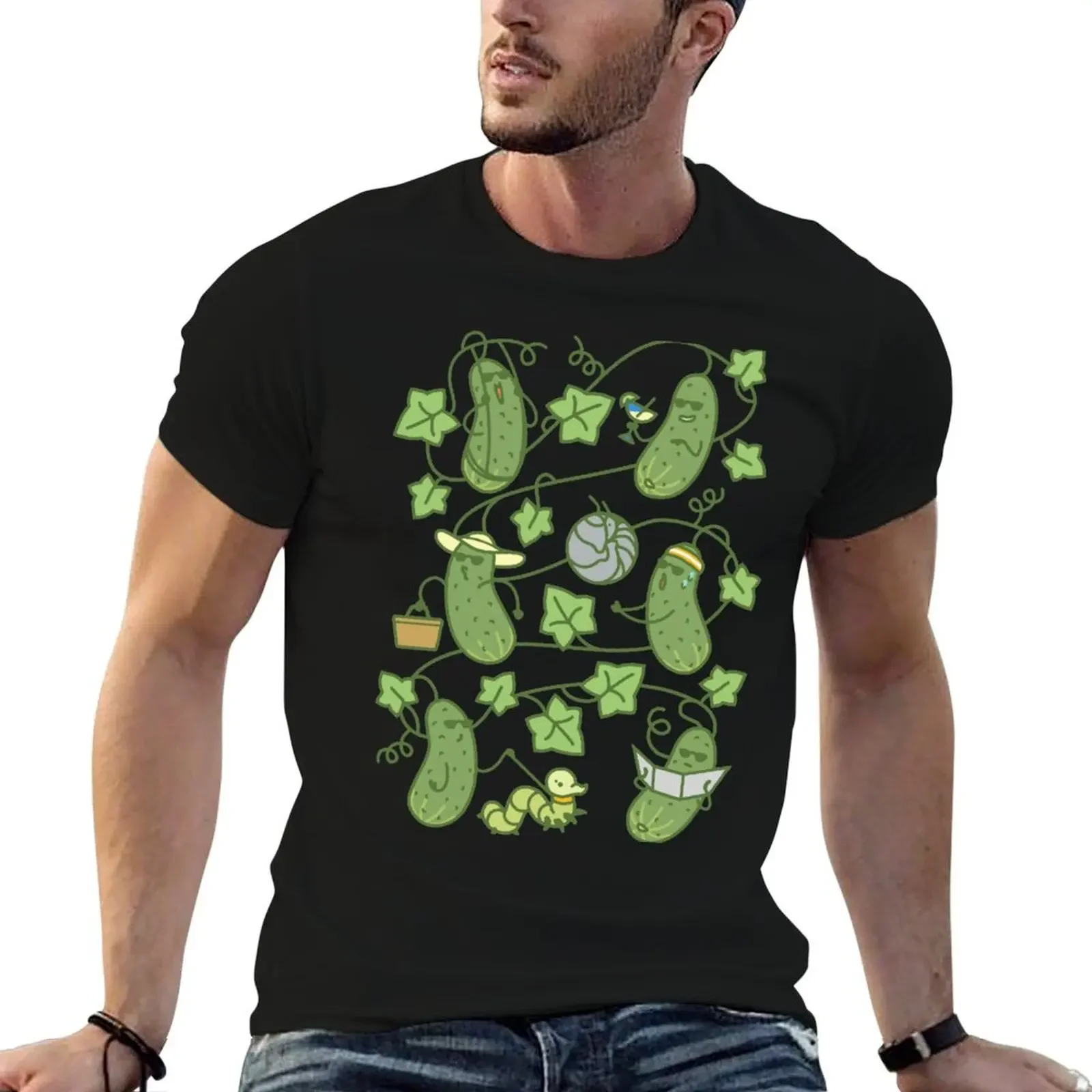 

Cucumber Summer T-Shirt oversized summer shirt outfits for men