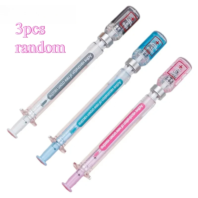 1 Random Syringe Pens, Creative and Fun Pen, Novel Medical Pens, Gift,, Doctor, Party Game Supplies