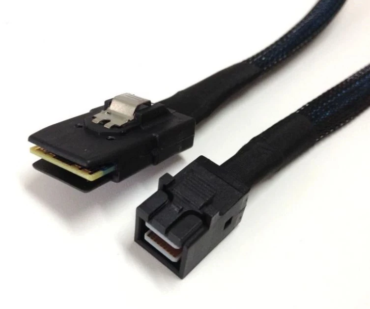 

Прямой кабель для передачи данных miniSAS 8087–8643 12G-6G, объединительная плата жесткого диска RAID-карты