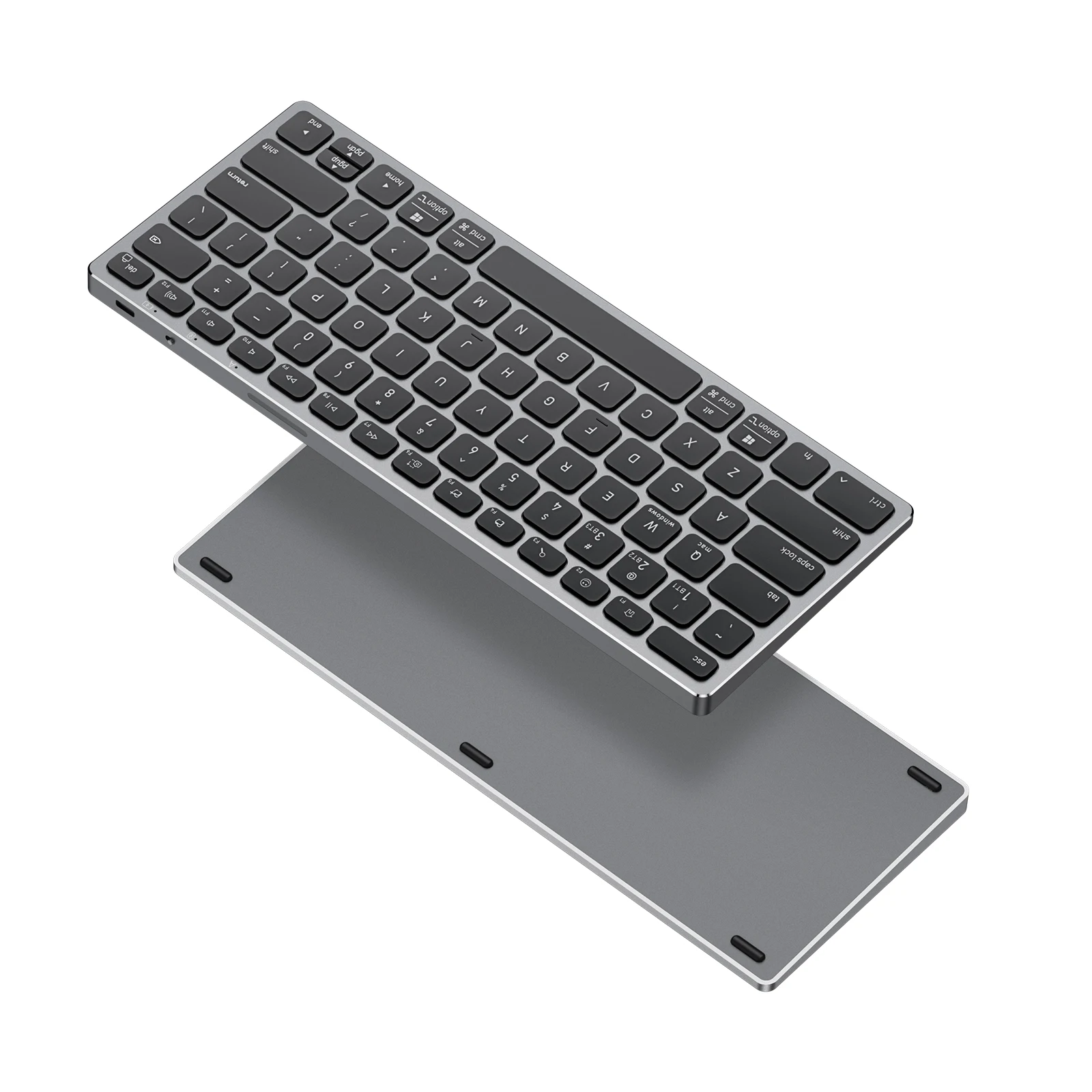 

DUX DUCIS Wireless Bluetooth 5.0 Aluminum Alloy Keyboard with Universal Compatible Multi-Device for iOS iPad Android Windows Mac