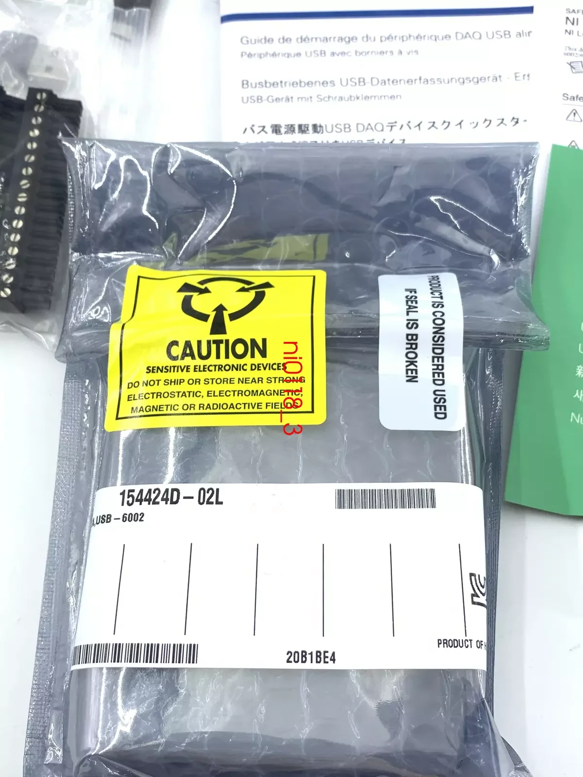 ني يو اس بي-6002 782606 -01 بطاقة الحصول على البيانات متعددة الوظائف DAQ Labview DAQ #6