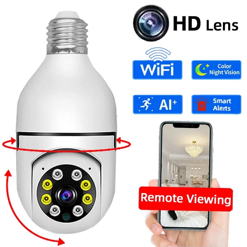 WiFi HD Surveillance Camera 5G WIFI Outdoor Lens Cameras Auto Tracking Audio Video Wireless Security Surveillance PTZ Camera