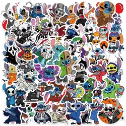 50PCS Halloween Horror Cartoon Lilo & Stitch Stickers DIY Diary Laptop Luggage Skateboard Graffiti Decals Fun Classic Toy