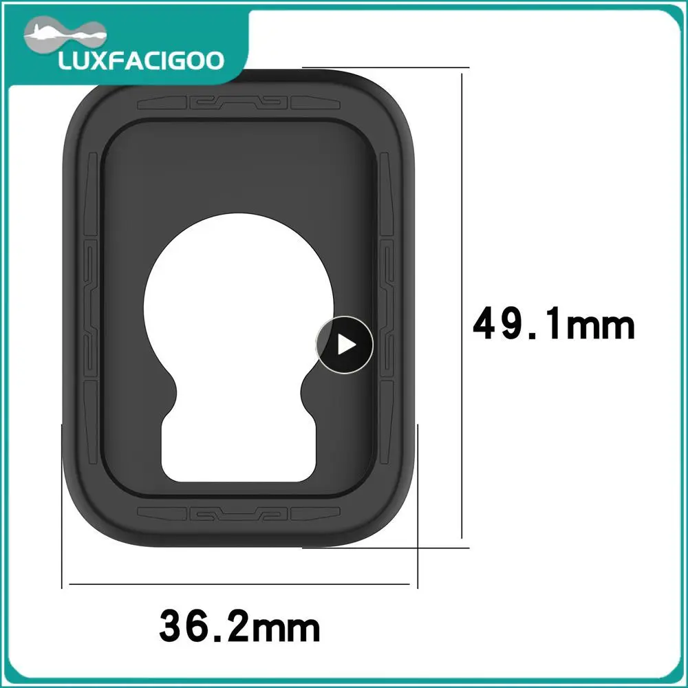 ฝาครอบป้องกันซิลิโคน เคสนาฬิกาที่สมบูรณ์แบบ ติดตั้งง่าย ตัวป้องกันนาฬิกาเรียบไม่ซีดจาง วงกลมป้องกัน