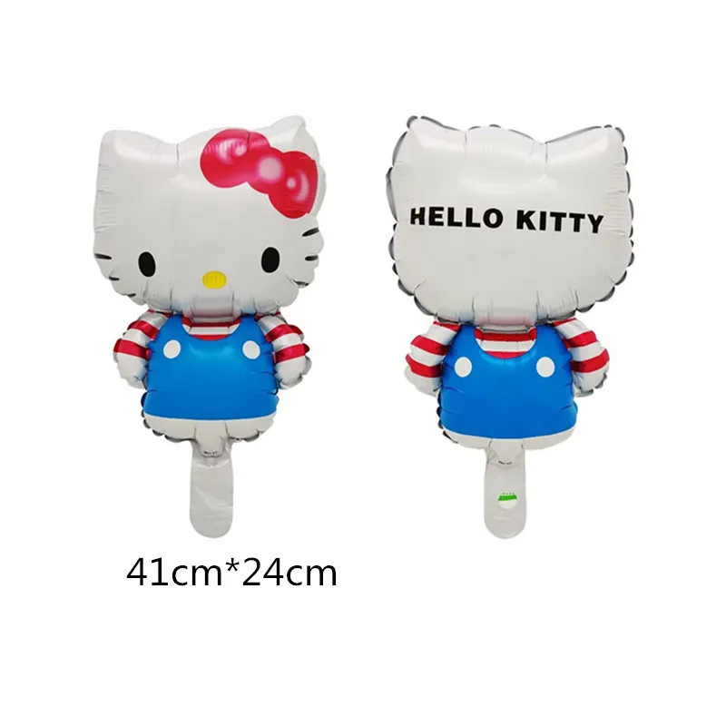 Mini Cartoon Kawaii Hello Kitty Balloon Sanrio Anime Character Modeling Balloon Kids Happy Birthday Party Decoration  Balloon