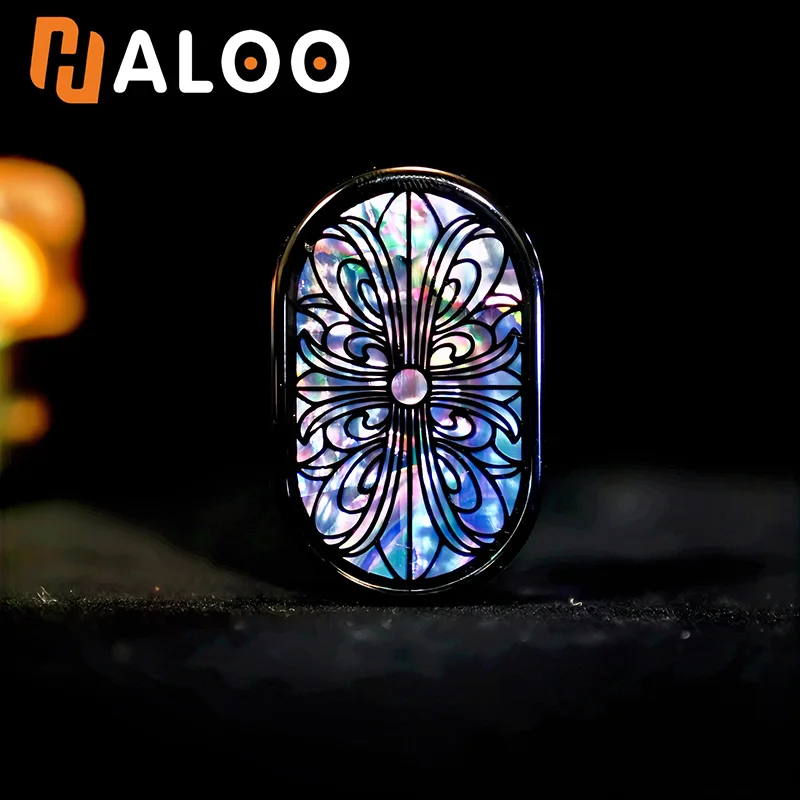 Haloo Player – bloc coulissant rythmique infini, Gyroscope du bout des doigts EDC pour jouets de décompression et de relaxation sur les ordinateurs de bureau