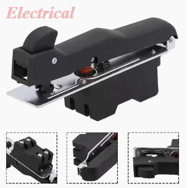 1PC 2NO AC 250V 12A AC 125V 20A 5E4 Power Electric Trigger Switch for Hitachi 180 Angle Grinder DPST Lock on