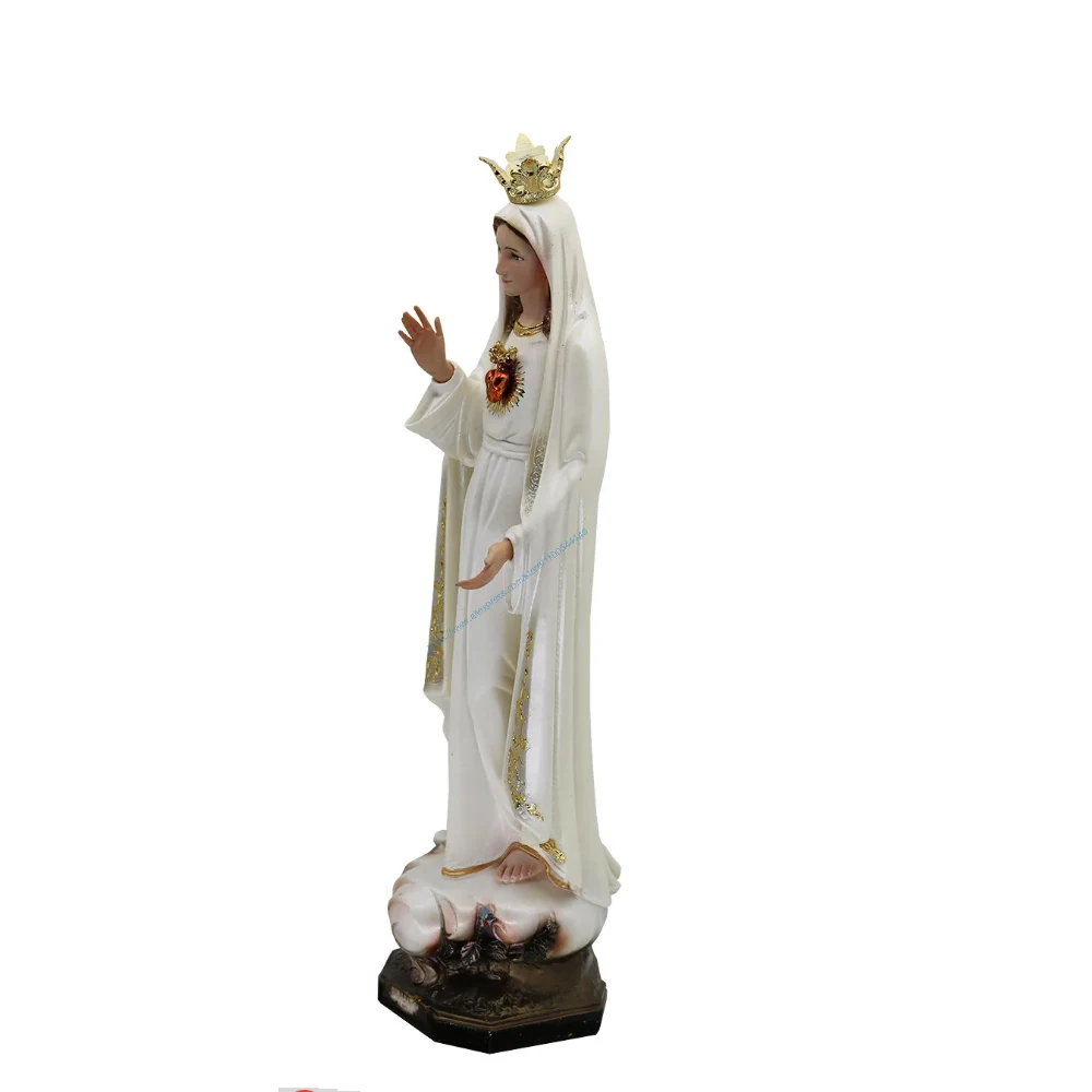 Virgin Mary Statue, Pray Holy Sculpture, Church Ornament, Catholic Gifts, Height 43cm