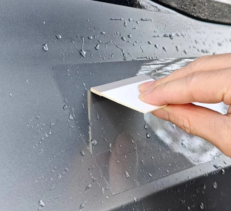Car Side Ladder Base Mecha Net Base TPU Car Paint Anti Scratch Film Fit for Jetour Traveler T2 2025 Car Exterior Protective Film