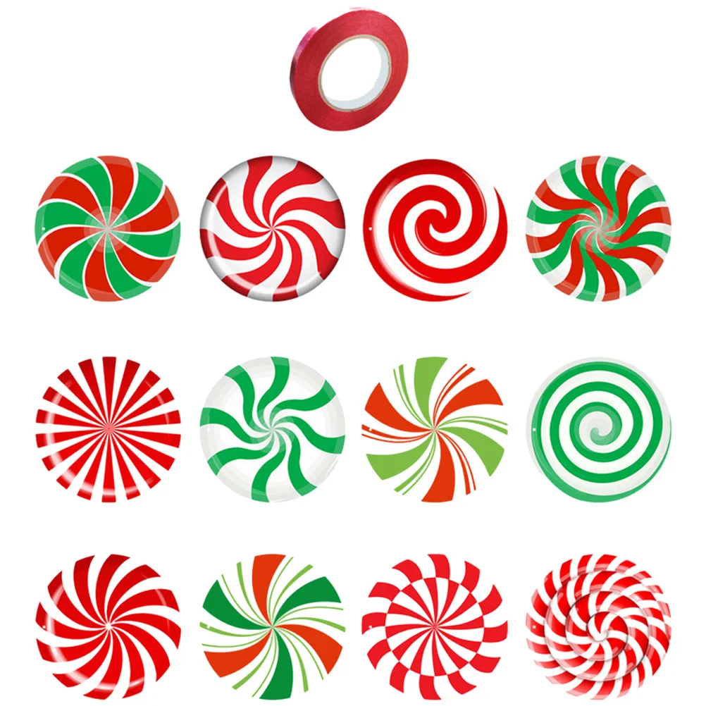 

1Set Christmas Decorative Candy Pendants Plastic Hanging Ornaments for Tree Xmas Party Holiday Home Decoration
