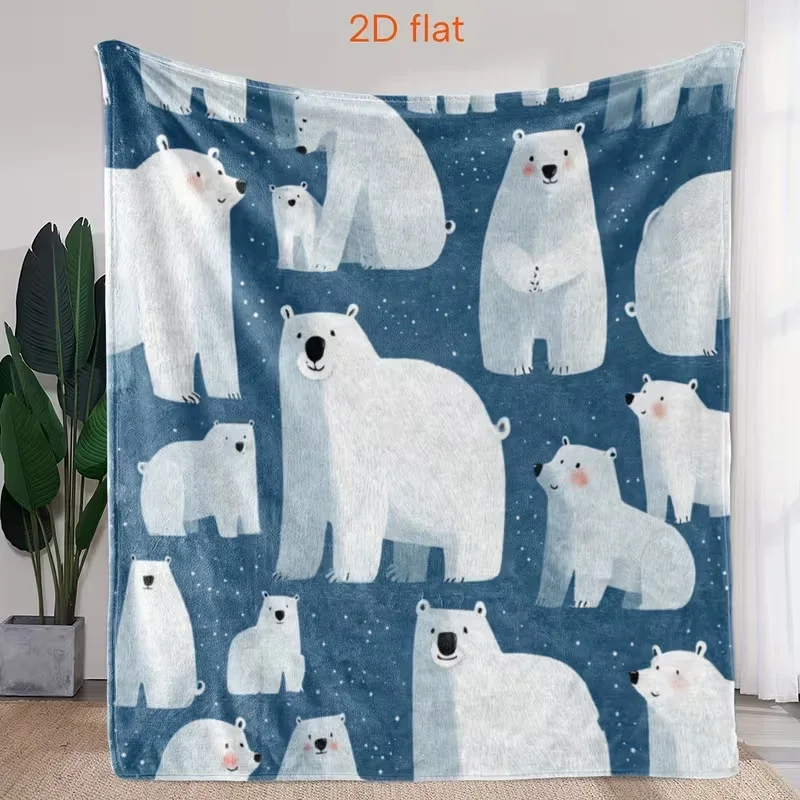 Cute Cartoon Teeth Toothbrush Throw Blanket Dental Clinic Pattern Soft Warm Kawaii Dentist Gift Decor All Season Cozy Blanket