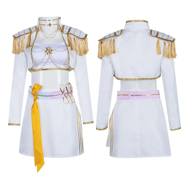 Huntrix Kpop Demon Hunters Mira Rumi Zoey Косплей Костюм Парик Золотая Сценическая Униформа Детская Женская Ролевая Игра на Хэллоуин