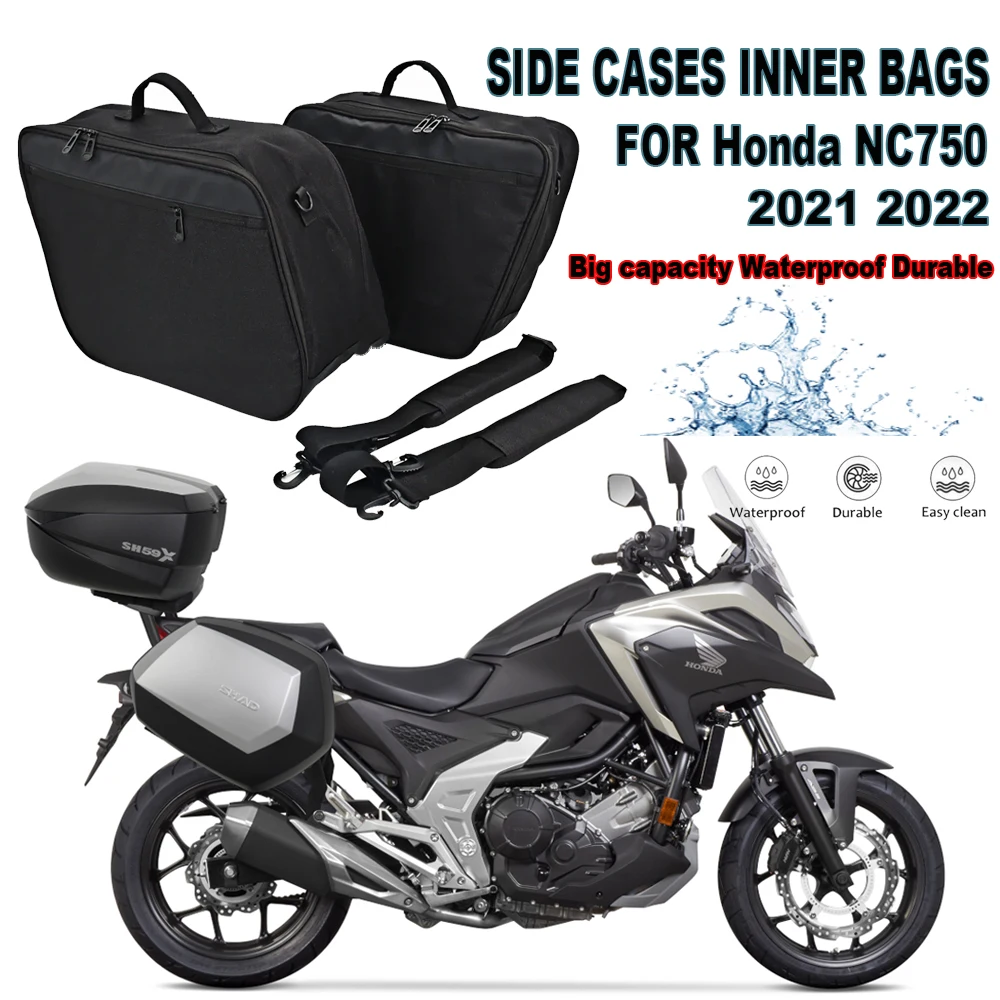 

New Motorcycle Side Luggage Bag Saddle Liner Bags For Honda NC750X NC 750 X NC 750X 2021 2022