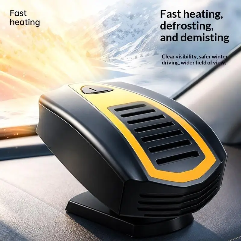 Rotatable Car Heater Low Energy Consumption Portable Windshield Defogger Defroster for Auto Use