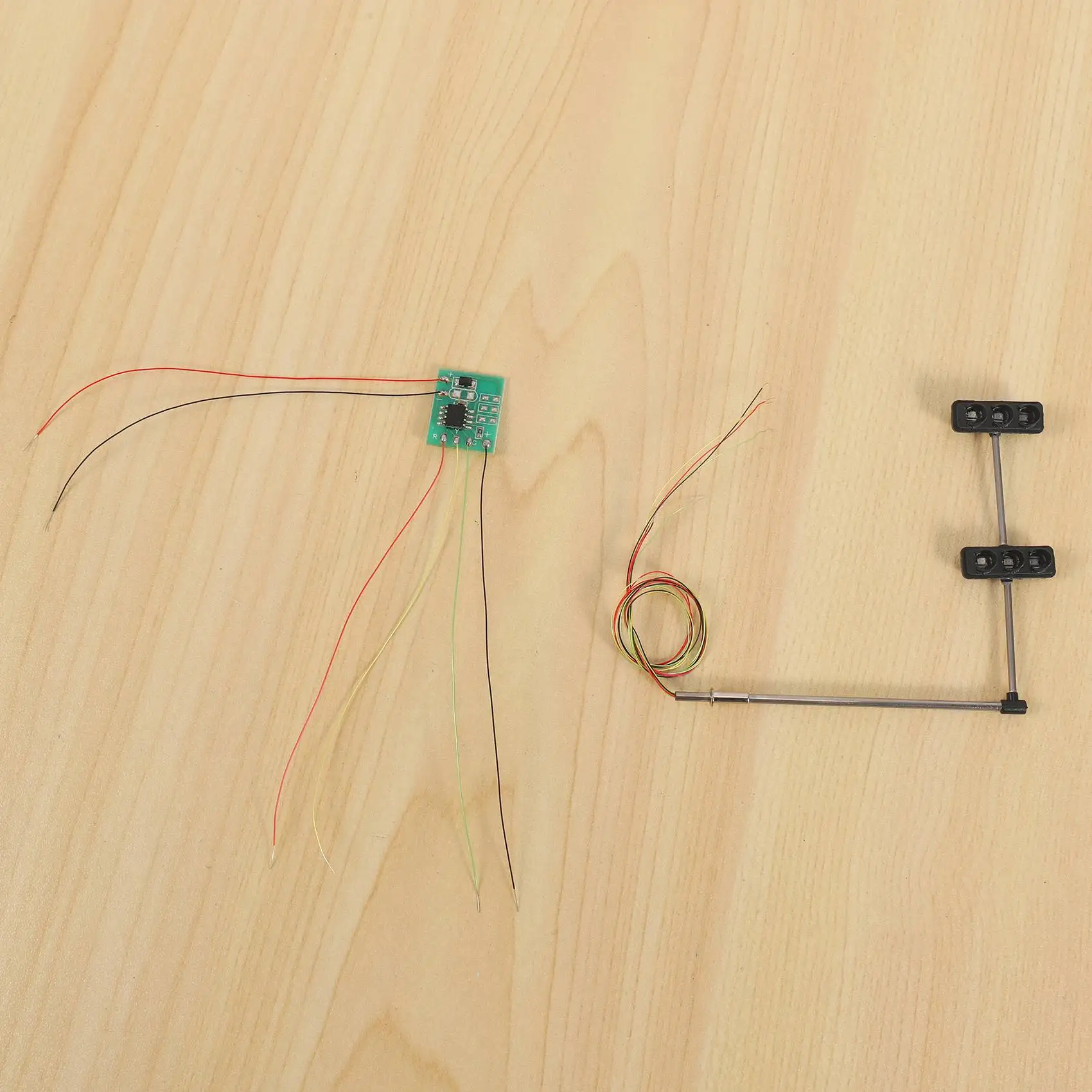 Signaux de feux de circulation, modèle à l'échelle Ho Oo, 6LED, illeur de table de sable bricolage, construction de rue, modèle 4, 3 documents