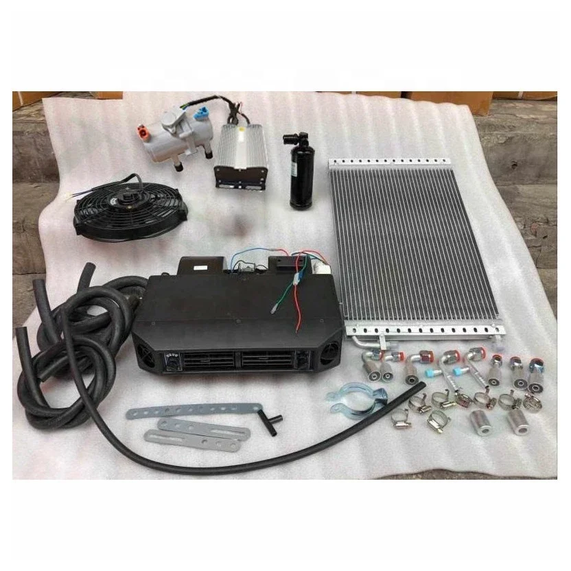 BEU-404-100 auto Universal under dash evaporator kit air conditioner 12V with electric compressor