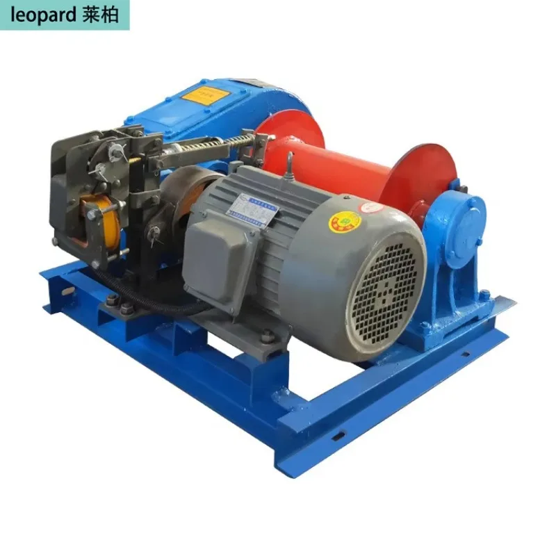JK/JM Series 12V Electric Winch 10-ton Steel Wire Rope Industrial-grade Heavy-duty Traction Equipment with Remote Control