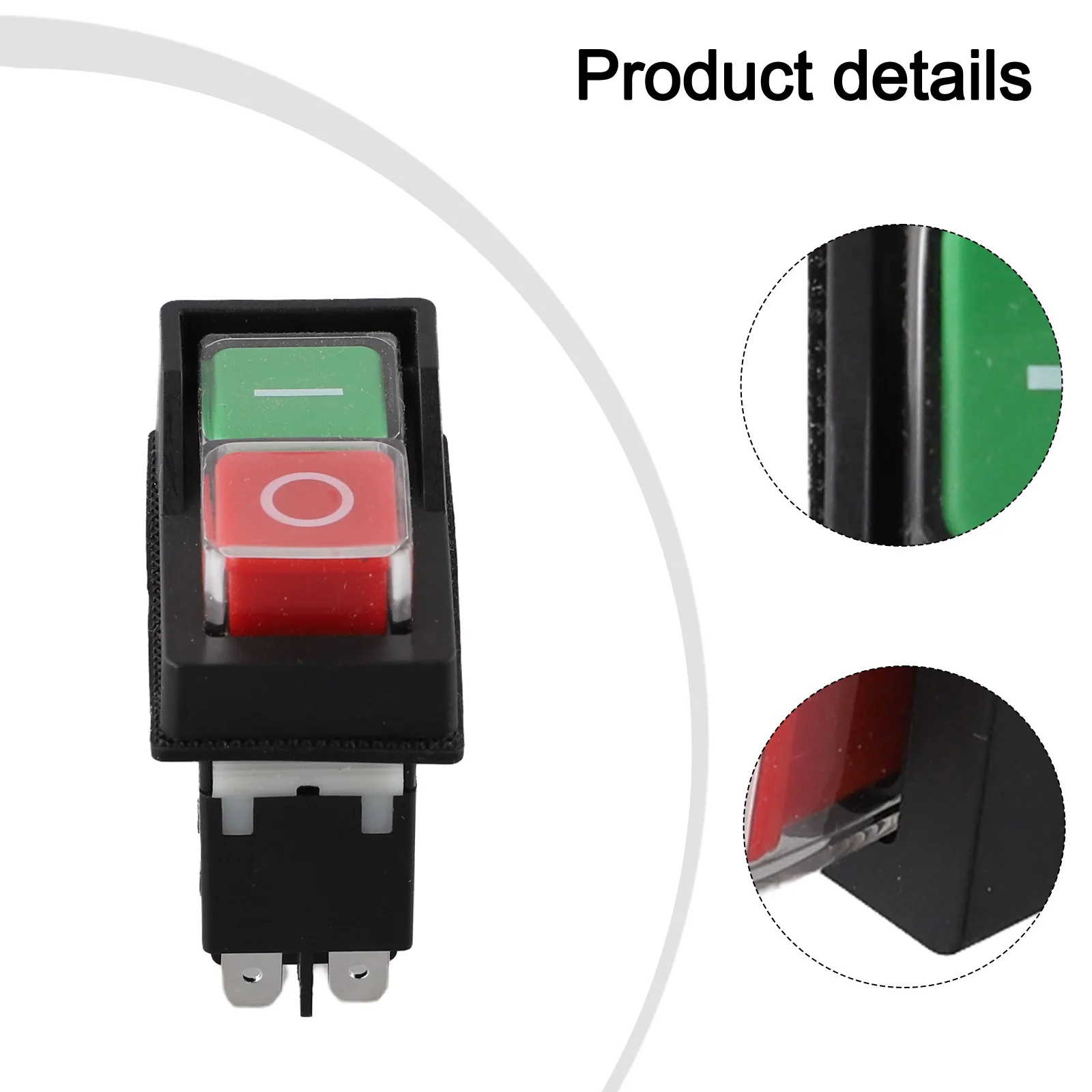 

5pin Waterproof Switch Switch Electromagnetic Switch Pushbutton Switch IP55 Protection Degree 250V Voltage Rating