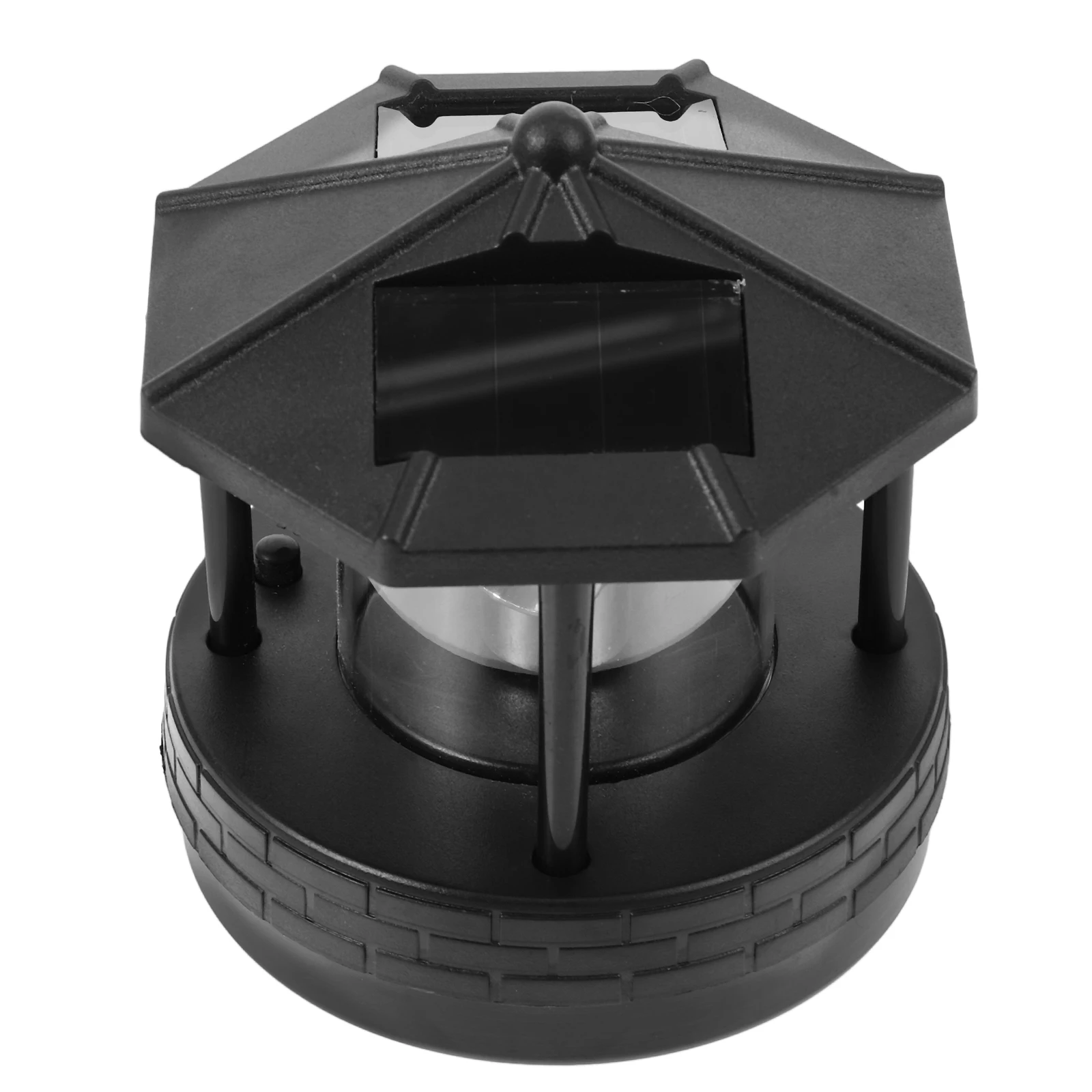 Image 3: Phare rotatif lumière solaire capteur automatique économe en énergie éclairage à 360 degrés pour jardin cour paysage extérieur