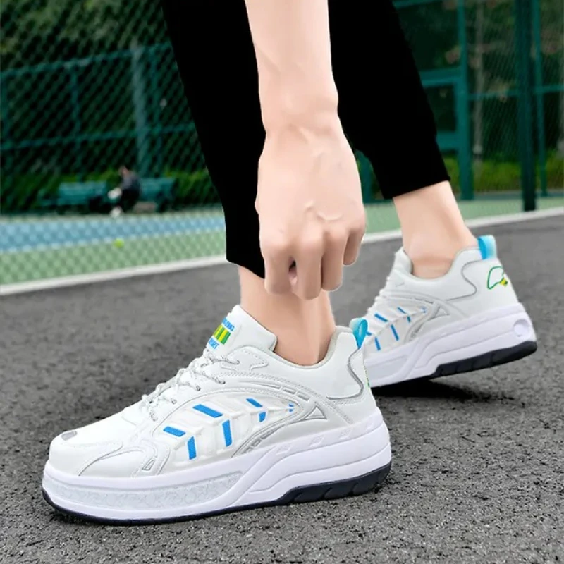 

Parkour Sneakers 4 Wheels Roller Skates Roller Skating Shoes Street Urban Fitness Deformation Roller Skates Skating Shoes