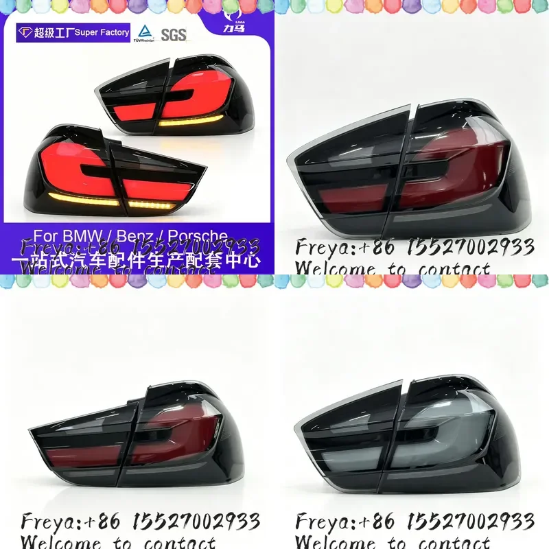 Applicable to 3 Series 05-12 3 Series E90 to G30 taillight assembly LED running light running water turn signal