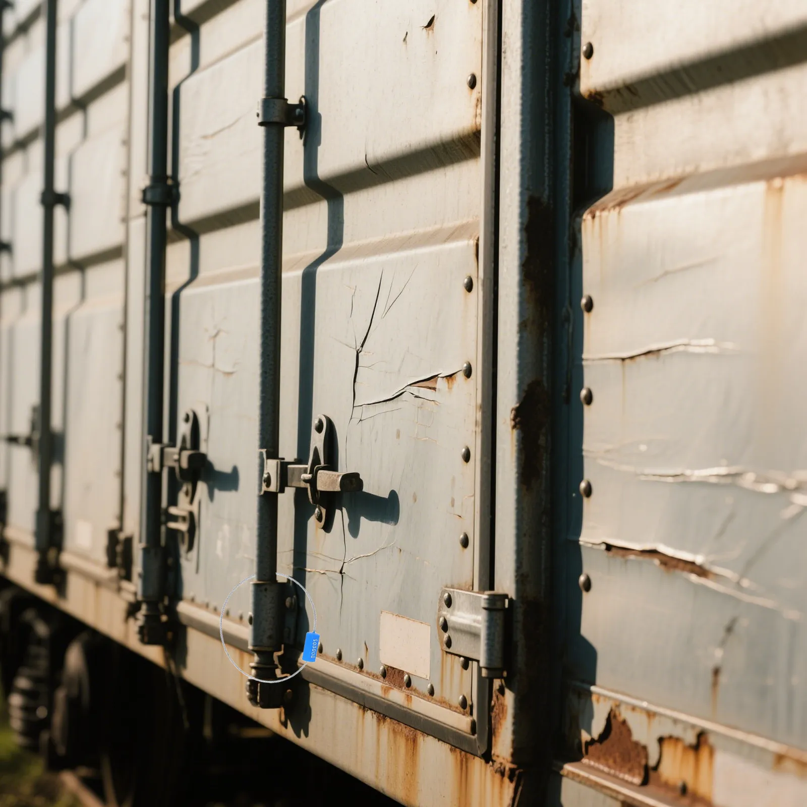 

100Pcs Steel Wire Security Cable Seals Weatherproof Freeze Heat Resistant for Container Truck Trailer Electrical Equipment