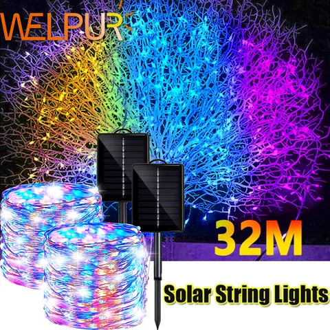 Outdoor Solar LED String Lights WELPUR
