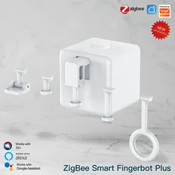 MOES ZigBee Fingerbot,Ultimate Smart Home Assistant!ปุ่มกดอัตโนมัติ,ควบคุมเสียงด้วย Alexa Google Home,Tuya Smart Life