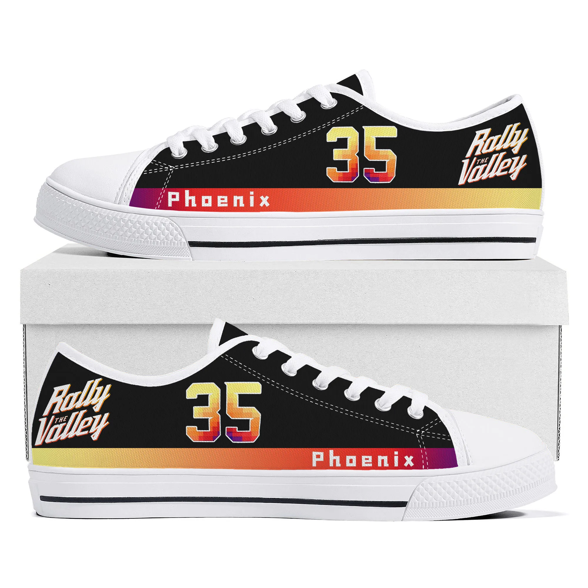 Phoenix Number 35 3 1 Rally the Valley Low Top Sneakers Mens Womens Teenager High Quality Canvas Sneaker Casual Custom Made Shoe