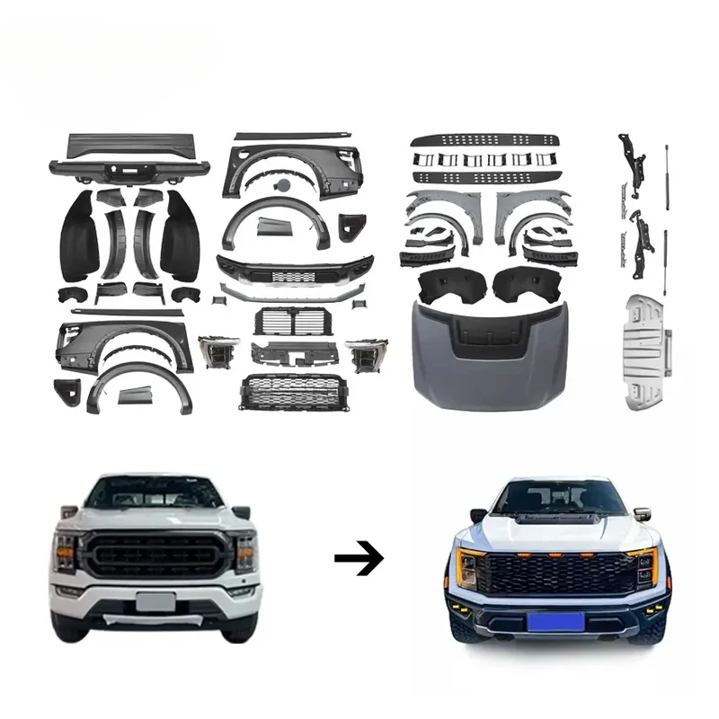 Hot Selling High Quality 2021 F150 Upgrade to 2021 Raptor R Body Kit  2021 F-150