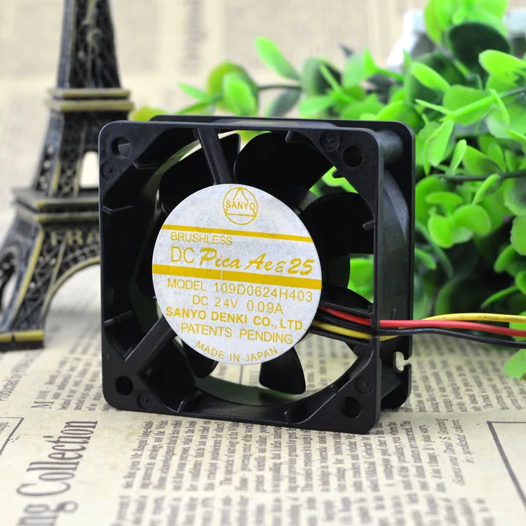 

ORIGINAL 109D0624H402 24V 0.09A 6CM 6025 INVERTER FAN