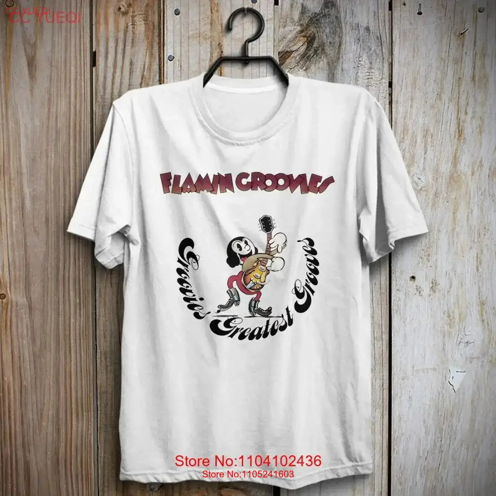 Flamin Groovies Rock Band T Shirt Greatest Grooves Roy Loney Cyril vintage Washed fashion Soft Breathable streetwear Versatile